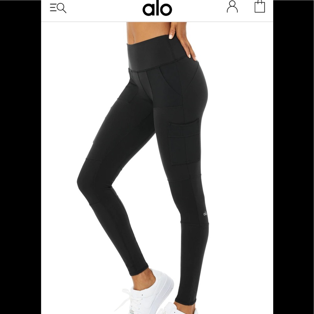 ALO High-Waist Cargo Legging Black XS